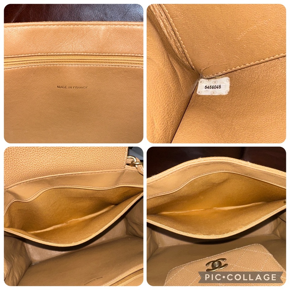 🔥🔥🔥Authentic Chanel Caviar Leather Shoulder Bag Tote - Picture 11 of 13